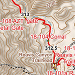 ANST Topo Map 18-3 Reavis Canyon 3 Preview 2