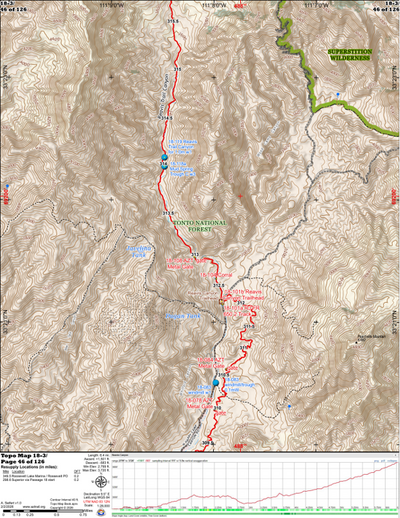ANST Topo Map 18-3 Reavis Canyon 3 Preview 1