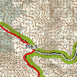 Arizona Trail Association ANST Topo Map 19-1/18-4 Superstition Wilderness 1 digital map