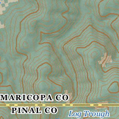 Arizona Trail Association ANST Topo Map 19-2 Superstition Wilderness 2 a bundle exclusive
