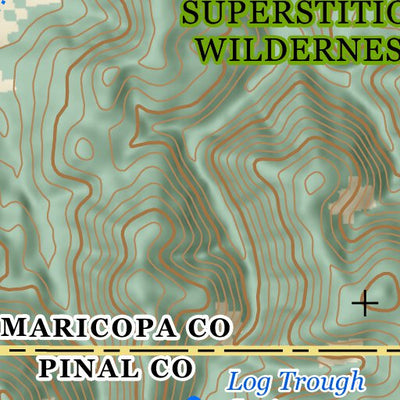 Arizona Trail Association ANST Topo Map 19-2 Superstition Wilderness 2 bundle exclusive