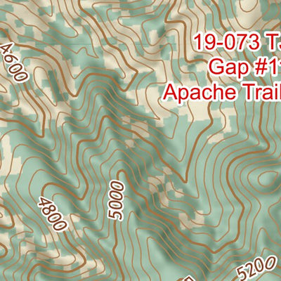 Arizona Trail Association ANST Topo Map 19-2 Superstition Wilderness 2 bundle exclusive