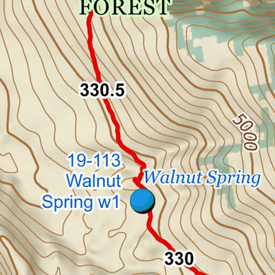 Arizona Trail Association ANST Topo Map 19-3 Superstition Wilderness 3 a bundle exclusive