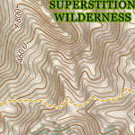 ANST Topo Map 19-3 Superstition Wilderness 3 Preview 2