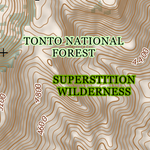 ANST Topo Map 19-3 Superstition Wilderness 3 Preview 2