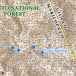 ANST Topo Map 19-4 Superstition Wilderness 4 Preview 2