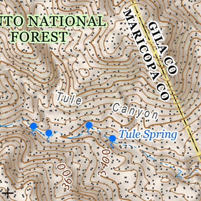 ANST Topo Map 19-4 Superstition Wilderness 4 Preview 2