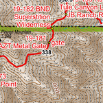ANST Topo Map 19-4 Superstition Wilderness 4 Preview 3