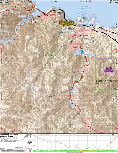 ANST Topo Map 20-1/19-5 Four Peaks 1 Preview 1