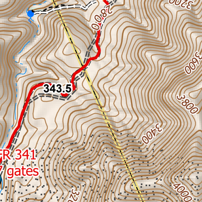ANST Topo Map 20-1/19-5 Four Peaks 1 Preview 3