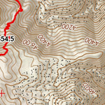 Arizona Trail Association ANST Topo Map 20-3 Four Peaks 3 digital map