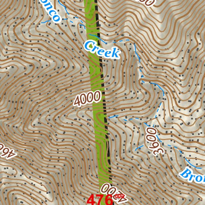 ANST Topo Map 20-3 Four Peaks 3 Preview 3
