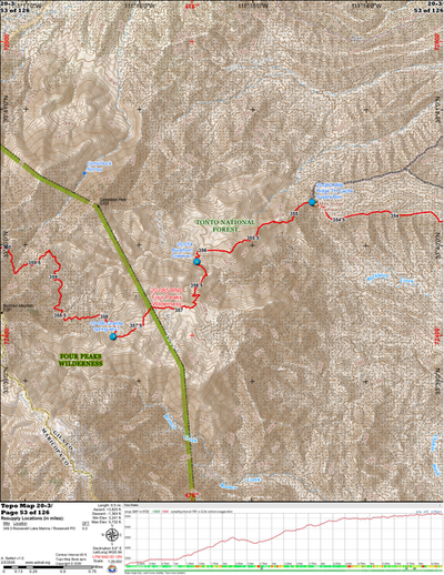 ANST Topo Map 20-3 Four Peaks 3 Preview 1