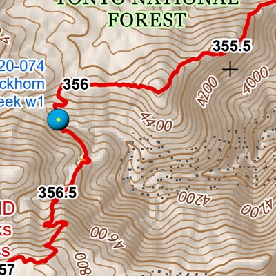 ANST Topo Map 20-3 Four Peaks 3 Preview 2