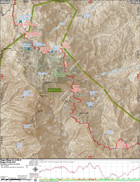 ANST Topo Map 21-1/20-4 Pine Mountain 1 Preview 1