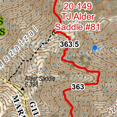 ANST Topo Map 21-1/20-4 Pine Mountain 1 Preview 2