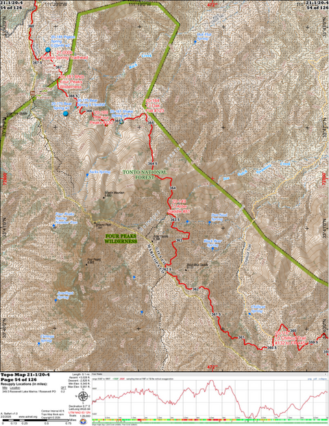 ANST Topo Map 21-1/20-4 Pine Mountain 1 Preview 1