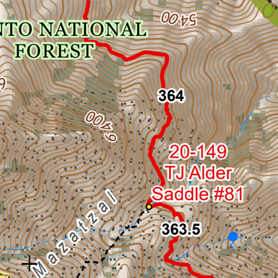 ANST Topo Map 21-1/20-4 Pine Mountain 1 Preview 2