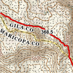 Arizona Trail Association ANST Topo Map 21-2 Pine Mountain 2 a digital map