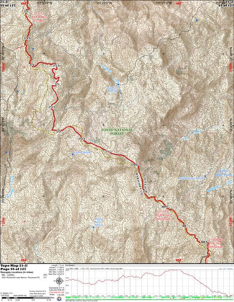 ANST Topo Map 21-2 Pine Mountain 2 Preview 1