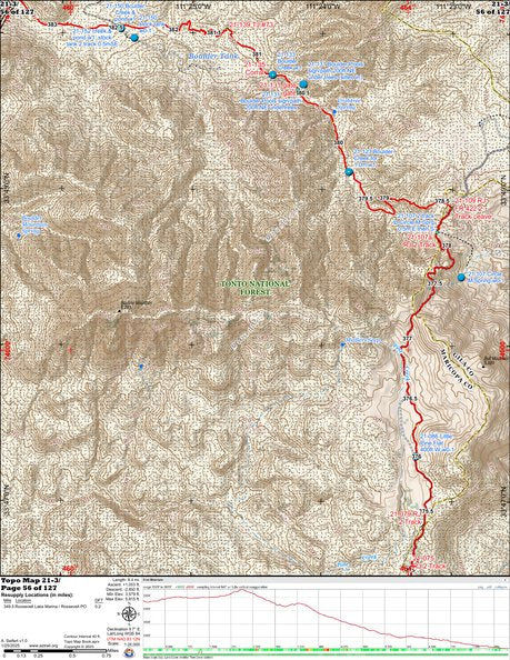 ANST Topo Map 21-3 Pine Mountain 3 Preview 1