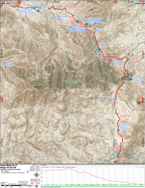 ANST Topo Map 21-3 Pine Mountain 3 Preview 1