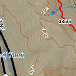 Arizona Trail Association ANST Topo Map 22-1/21-4 Saddle Mountain 1 bundle exclusive