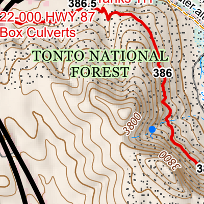 ANST Topo Map 22-1/21-4 Saddle Mountain 1 Preview 2