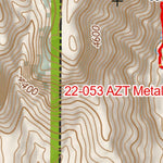 Arizona Trail Association ANST Topo Map 22-2 Saddle Mountain 2 a digital map