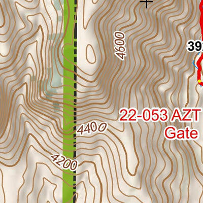 ANST Topo Map 22-2 Saddle Mountain 2 Preview 2