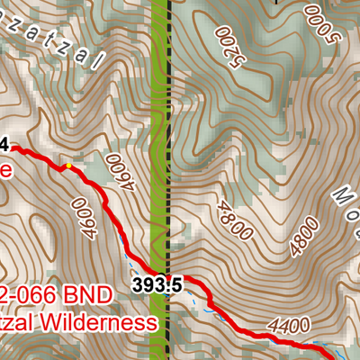 ANST Topo Map 22-2 Saddle Mountain 2 Preview 3