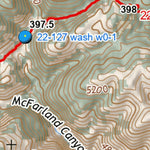 Arizona Trail Association ANST Topo Map 23-1/22/3 Mazatzal Divide 1 a digital map