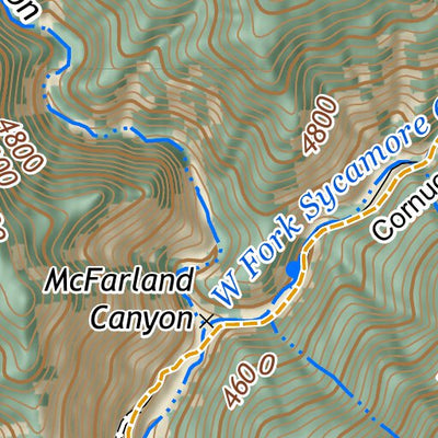 Arizona Trail Association ANST Topo Map 23-1/22/3 Mazatzal Divide 1 bundle exclusive