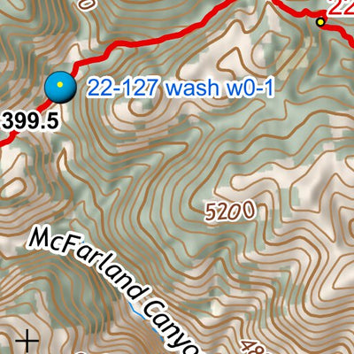 ANST Topo Map 23-1/22/3 Mazatzal Divide 1 Preview 2