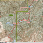 ANST Topo Map 23-1/22/3 Mazatzal Divide 1 Preview 1