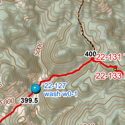 ANST Topo Map 23-1/22/3 Mazatzal Divide 1 Preview 2