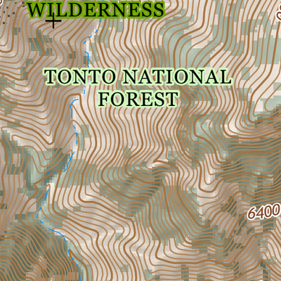 ANST Topo Map 23-2 Mazatzal Divide 2 Preview 2