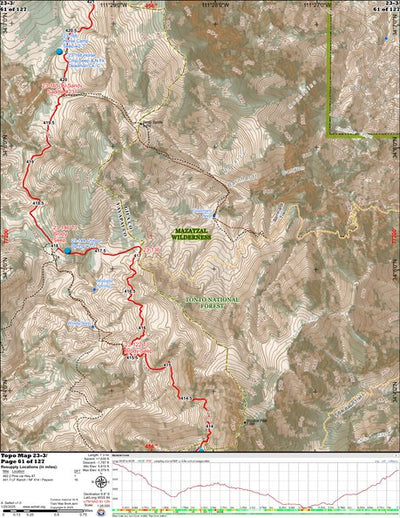 ANST Topo Map 23-3 Mazatzal Divide 3 a Preview 1