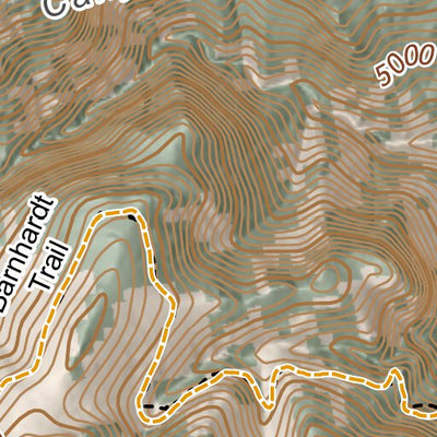 ANST Topo Map 23-3 Mazatzal Divide 3 a Preview 3