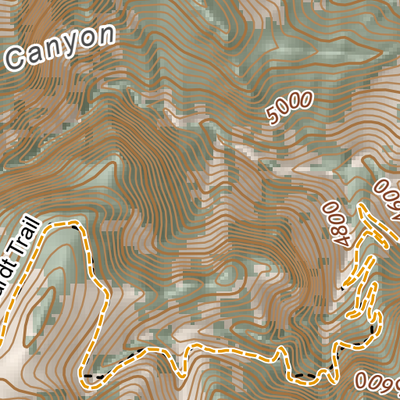 ANST Topo Map 23-3 Mazatzal Divide 3 Preview 3
