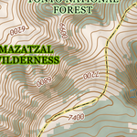 ANST Topo Map 23-4 Mazatzal Divide 4 Preview 2