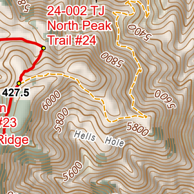 ANST Topo Map 24-1 Red Hills Preview 3