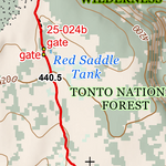 ANST Topo Map 25-1 Whiterock Mesa 1 Preview 2