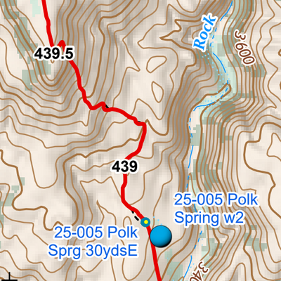 ANST Topo Map 25-1 Whiterock Mesa 1 Preview 3