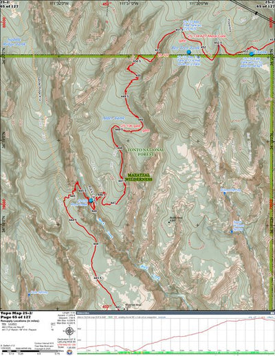 ANST Topo Map 25-2 Whiterock Mesa 2 Preview 1