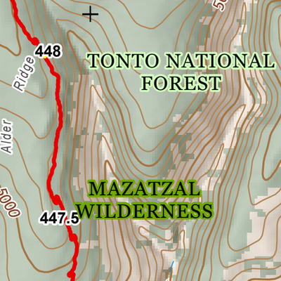 ANST Topo Map 25-2 Whiterock Mesa 2 Preview 2