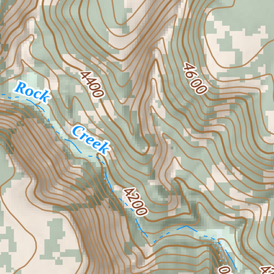 ANST Topo Map 25-2 Whiterock Mesa 2 Preview 3