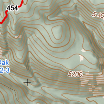 Arizona Trail Association ANST Topo Map 26-1/25-5 Highline 1 a digital map