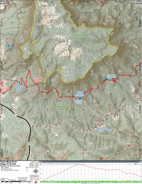 ANST Topo Map 26-2 Highline 2 Preview 1