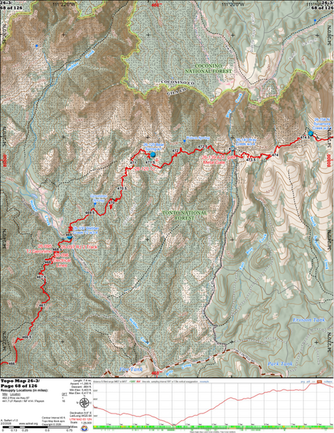 ANST Topo Map 26-3 Highline 3 Preview 1